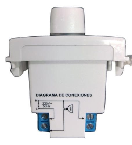 Imagen 3 de 5 de Regulador Dimer Led Teclastar Piano Quadra Minimal Blanco