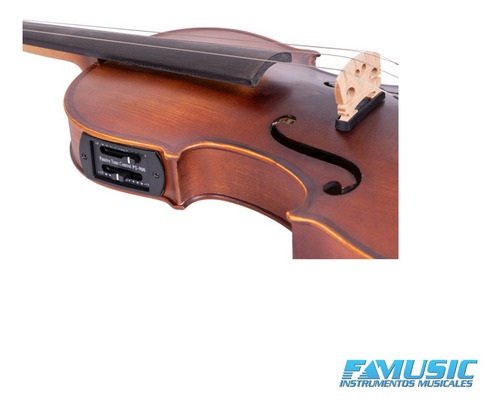 Imagen 4 de 10 de Violin Electroacustico Parquer Vle800 Eq