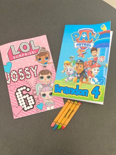 Libro Para Colorear Bluey Personalizado 25 Pz