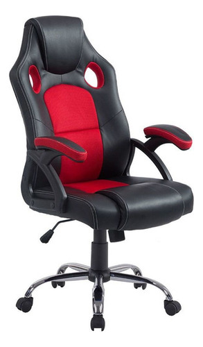 Cadeira Gamer Office Giratória Elevação Gás Extreme Pto Verm Cor Vermelho