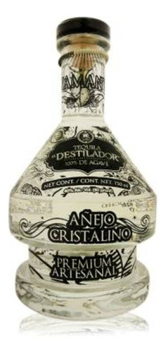 Tequila Cristalino Añejo 100% El Destilador 750ml
