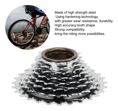 Bicicleta Freewheel 1328t De Acero De Alta Resistencia De 8