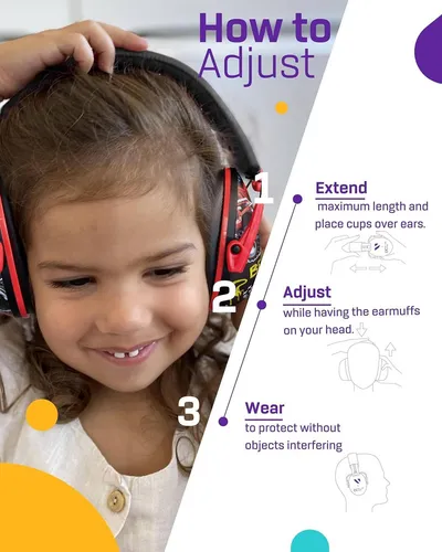 Protector Auditivo Niños 3-16 Años Autismo 21 Db Nnr