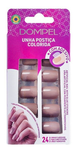 Uñas Postizas Nude Mocha 24 Unidades