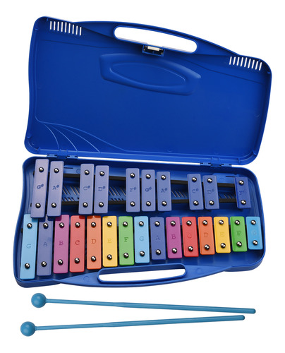 Glockenspiel Xilófono 25 Notas Percusión Educativo Con Estuc