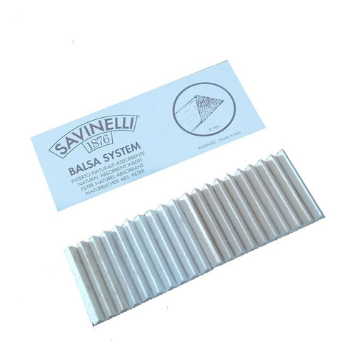 Imagem 2 de 3 de Filtro Para Cachimbo Savinelli De Balsa 6mm Pacote Com 20