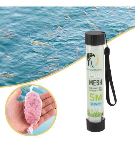 Sacos De Iscas De Malha Pva Para Alimentação De Boilies, M