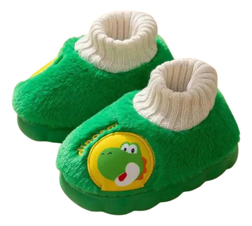 Pantuflas Babuchas Diseño Dinosaurio Y Honguito Niño/a