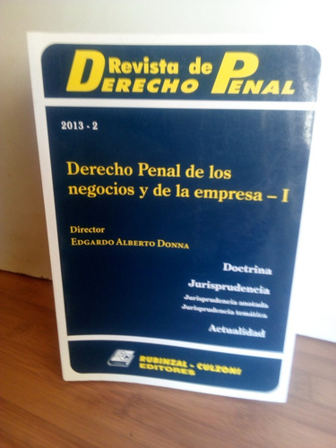 Revista De Derecho Penal - Negocios Y De La Empresa (Usado)