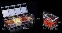 Comprar Porta Condimento Organizador Tempero Acrílico Para Cozinha