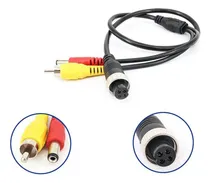 Comprar Cable 4 Pines M12 Aviation Av Hembra Adaptador Camaras Dvr 