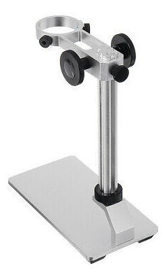 Soporte de Soporte de Aleación de Aluminio Ajustable Blanco Accesorio de microscopio 