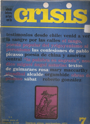 Revista Crisis Nº 7 Noviembre 1973