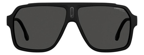 Gafas de sol Carrera 1030/S con marco de plástico color negro, lente negra de policarbonato clásica, varilla negra de plástico