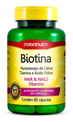 Kit Biotina Firmeza & Crescimento 240caps - Maxinutri