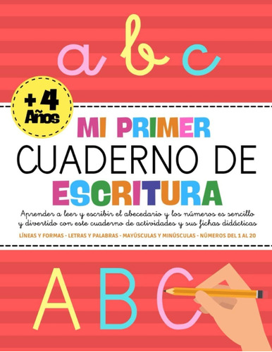 Libro: Mi Primer Cuaderno De Escritura: Cuaderno De Para Niñ