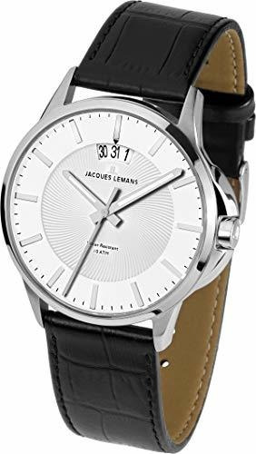 Jacques Lemans Sydney 1-1540b Reloj De Pulsera De Cuero