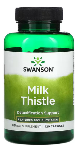 Swanson Milk Thistle Silimarina 500mg 100 Caps Tonico Higado
