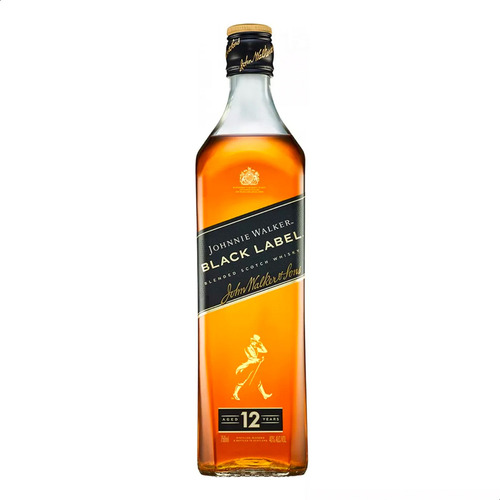 Whisky Johnny Walker Importado Johnnie Black Label 750 Ml