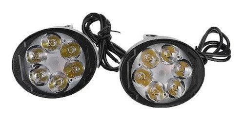 2 Exploradoras 6 Led Redondas