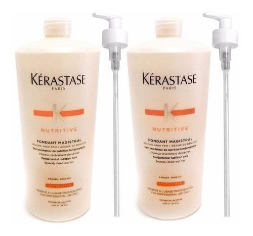 Kerastase Nutritive Magistral Kit Shampoo+acondicionador 1l