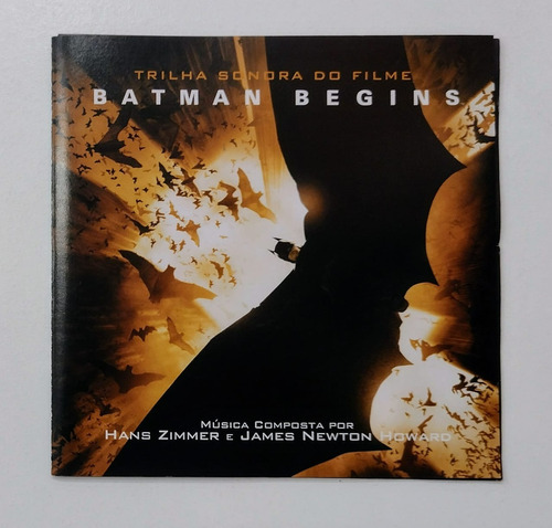 Cd Batman Begins Trilha Sonora Original Do Filme