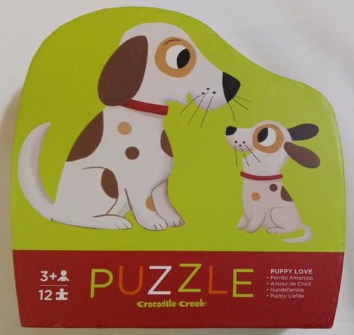 Puzzle 12 Piezas Grandes Rompecabezas Perrito Amoroso 3 Años