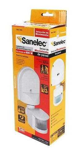 Sensor De Movimiento De Pared Ajustable Sanelec 58 