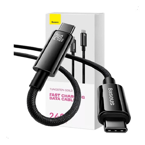 Cable Baseus 240w Usb Tipo C A C De 3 Metros Carga Rapida