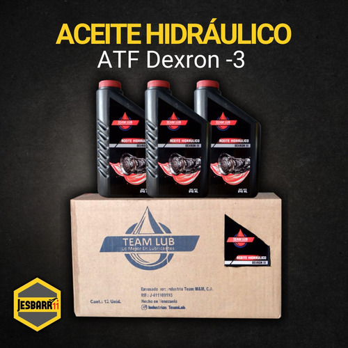 Caja Aceite Hidraulico Atf Dexron 3 Teamlub