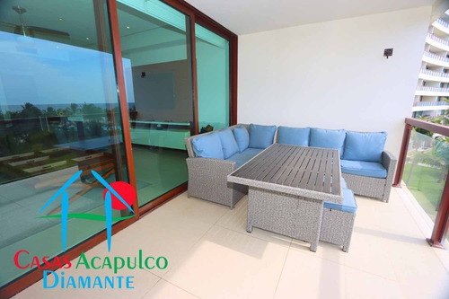 Imagen 4 de 30 de Cad La Isla Bali 401. Departamento De Playa. Terraza Con Vista Al Mar