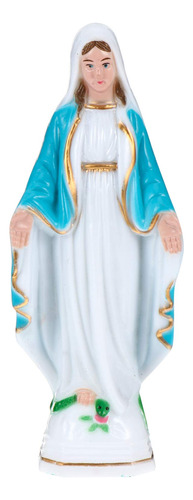 Pretyzoom Figura Virgen Maria Estatuilla Plastico Para