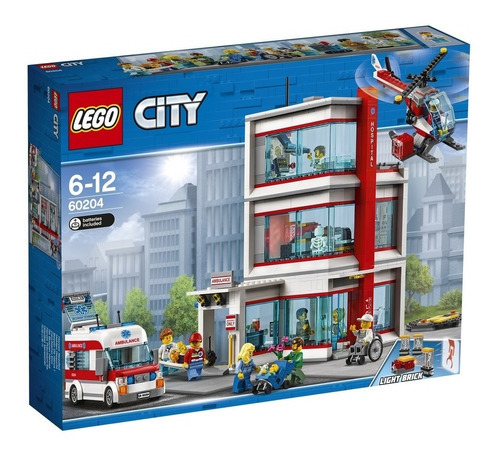 Brinquedo De Montar Lego City Hospital De Lego City 60204