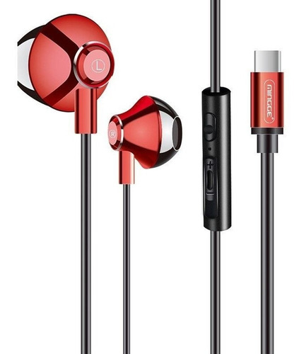 Imagen 2 de 3 de Audifonos Cable Conector Tipo C . M28i