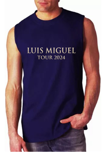 Musculosa Personalizada En Vinilo Luis Miguel Tour 2024