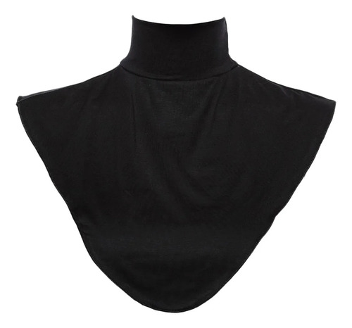 4x Mujeres Islámicas Cuello Falso Cuello Alto Top Simple