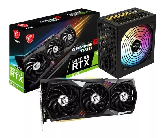 Placa De Video Msi Rtx 3080 Ti Gaming X Trio + Fuente 850w