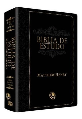 Bíblia De Estudo Matthew Henry - Rc Preta