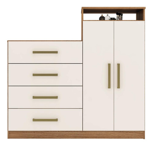 Cômoda Com 2 Portas E 4 Gavetas 120cm Multimóveis Cr35291