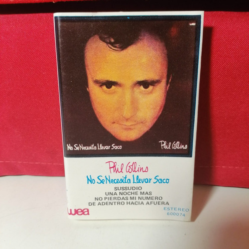 Phil Collins No Se Necesita Llevar Saco Casete, Lea