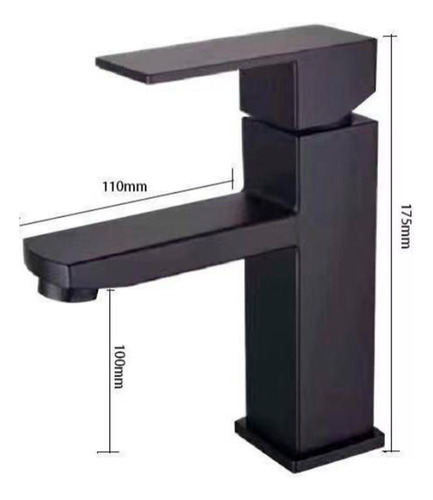 Griferia Mesada Monocomando Ah Home De Acero Inoxidable Ah09