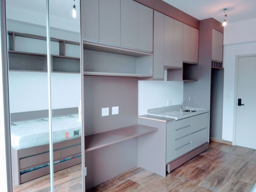 Imagem 1 de 28 de #studio Semi-mobiliado Com 1 Vaga De Garagem No Brooklin - St0145