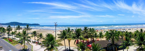 Imagem 13 de 17 de Kitnet - Frente Mar - Praia Grande - Vila Guilhermina - Apto - Temporada - Locação