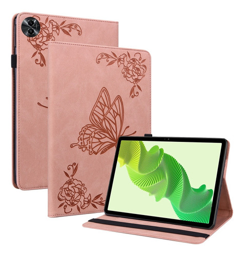 Funda De Tableta Pink Butterfly For Realme Pad 2 11.5