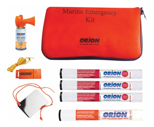 Luz De Bengala Orion Marino Kit Emergencia Estuche, Flotante