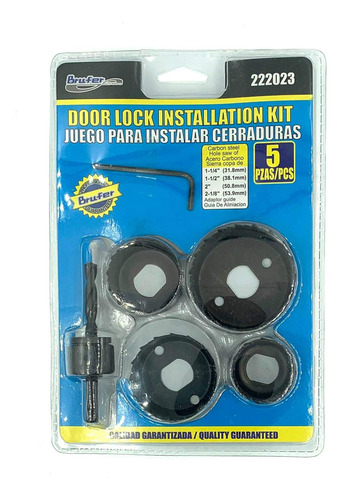 Brufer 222023 Hole Saw Assortment Set, Door Lock Instal...