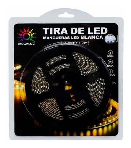 Carrete 5 Mts Tira Led Blanca