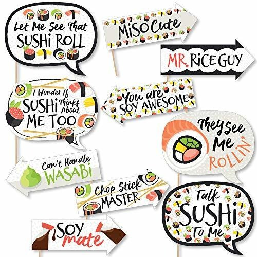 Funny Lets Roll - Sushi - Kit De Accesorios Para Cabina De F