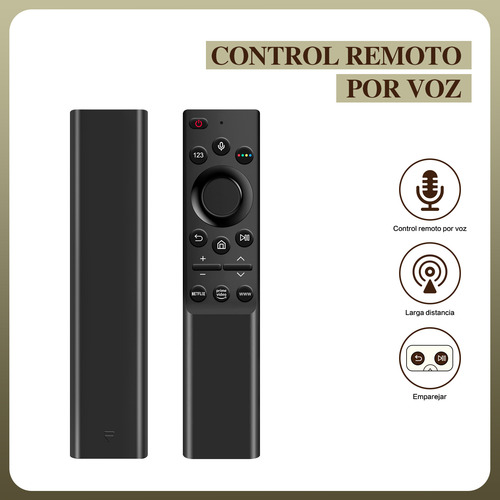 Control Remoto Por Voz Bn59-01363l Para Tv Samsung Au8000 4k