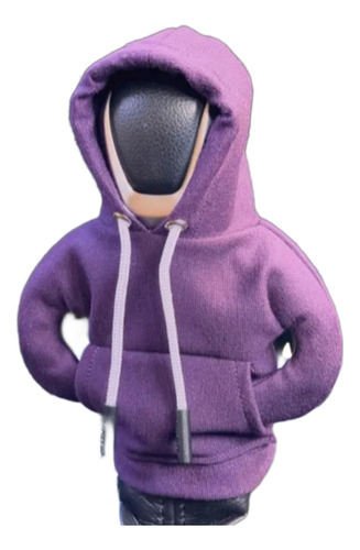 Funda Sudadera Morada Para Palanca De Cambios Más Collar